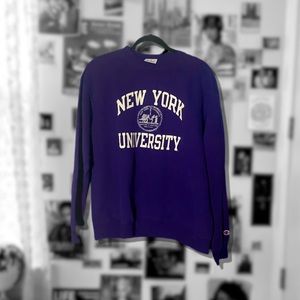 NYU CHAMPION CREWNECK💜